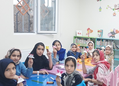 کلاس آموزش اوریگامی و ساخت نشانگر کتاب
