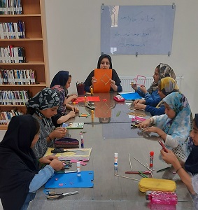 برگزاری کلاس آموزش کاردستی